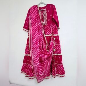 Beautiful Dark Pink Cotton Lehenga 💗 💕